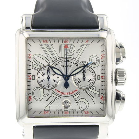 Franck Muller Conquistador Cortez 41mm 10000 CC 18K White Gold Men's Watch