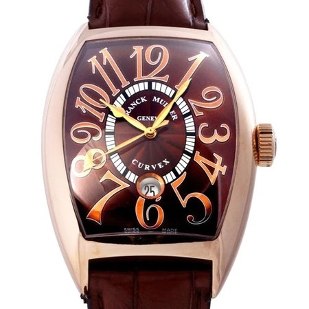Franck Muller Curvex 39x55mm 8880SCDT 18K Rose Gold Men's Watch