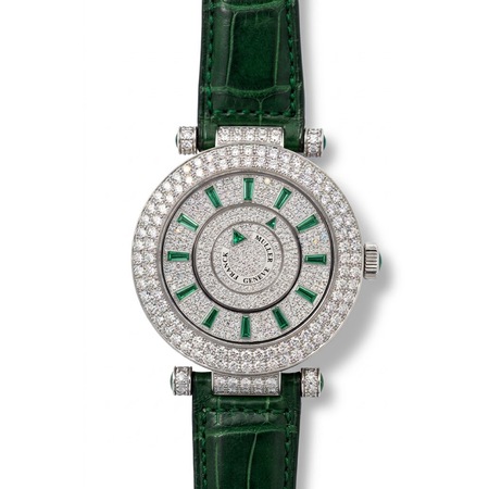Franck Muller Double Mystery 42mm DM 42 D 2R CD 18K White Gold Unisex Watch