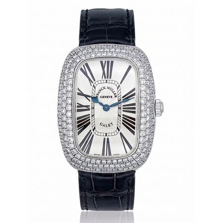 Franck Muller Galet 34mm  3002 M QZ V D3 18K White Gold Women's Watch