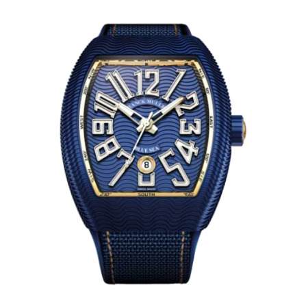 Franck Muller Vanguard Blue Sea 44mm V 45 SC DT Men s Watch