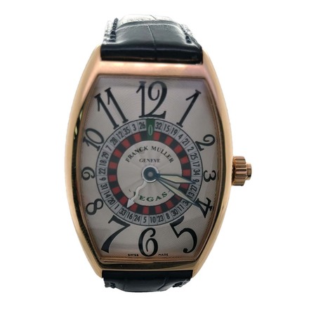 Franck Muller Vegas Roulette 31x44mm 5850 18K Rose Gold Men's Watch