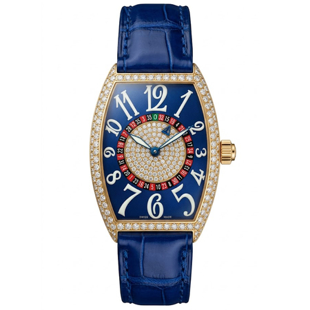 Franck Muller Vegas Roulette 31x44mm 5850 18K Rose Gold Men's Watch
