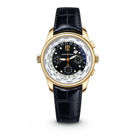 Gerard-Perregaux WW.TC 43mm 49805-52-251-BACA 18K Rose Gold Men's Watch