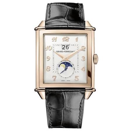 Girard Perregaux Vintage 1945 36x49mm 25882-52-121-BB6B 18K Rose Gold Men's Watch
