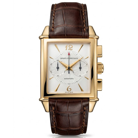 Girard Perregaux Vintage 30x47mm 2599 18K Rose Gold Men's Watch