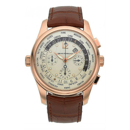 Girard Perregaux World Time Chrono 43mm 4980 Swiss Made Corp