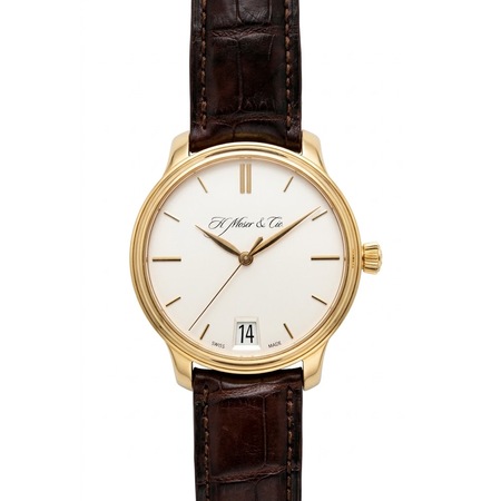 H. Moser & Cie ENDEAVOUR BIG DATE 41mm 1342-0101 18K Rose Gold Men's Watch
