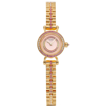 Hermes Faubourg 15.5mm  FG4.174 18K Rose Gold Women's Watch