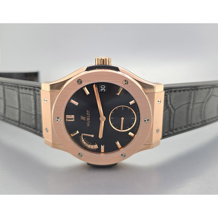 Hublot Fusion 45mm 516.OX.1480.LR 18K Rose Gold Men's Watch