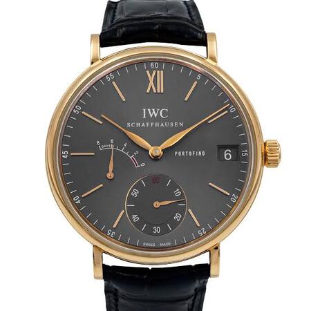 IWC Portofino Eight Days 45mm  IW510104 18K Rose Gold Men's Watch