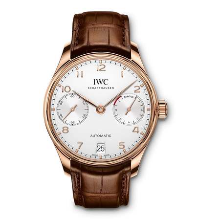 IWC Portugieser 7 Days 42mm IW500701 18K Rose Gold Men's Watch