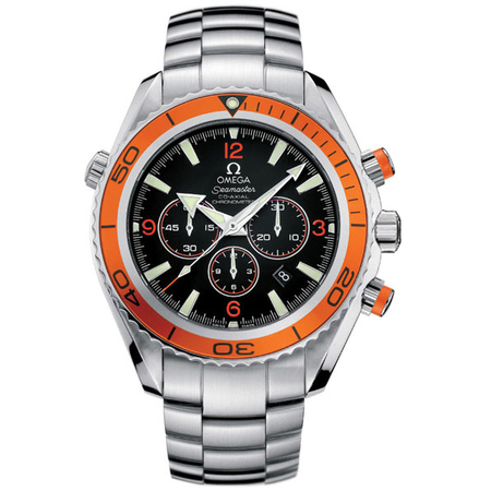 Omega Seamaster Planet Ocean Chronograph 45mm 22185000 Stainless Steel Men's Watch