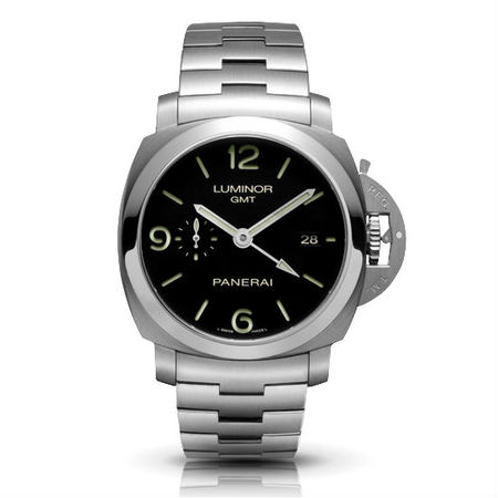 Panerai Luminor 1950 GMT 44mm PAM 00329 Stainless Steel Men s