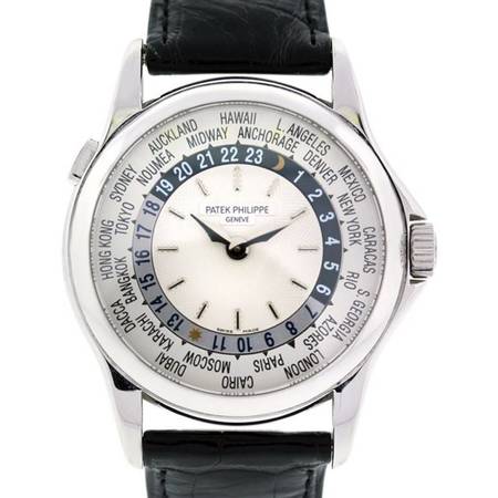 Patek Philippe Calatrava World Time 38mm 5110G 18K White Gold Men's Watch