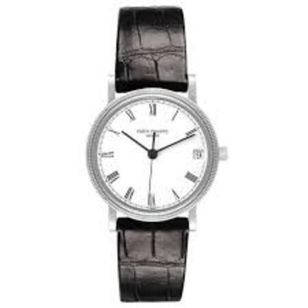 Patek Philippe Calatrava 33mm 3802/200G-001 18K White Gold Men's Watch