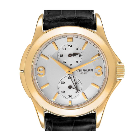 Patek Philippe Calatrava Travel Time 37mm 5134J-001 18K Yellow Gold Men's Watch