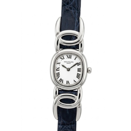 Patek Philippe Golden Ellipse 23X25mm 4830G 18K White Gold Women's Watch