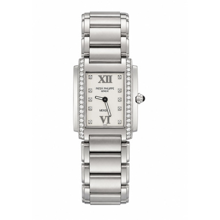 Patek Philippe Twenty-4 25.5mm 4910/10A-011 18K White Gold Women's Watch