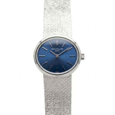 Patek Philippe Vintage Ellipse 22.5mm 4177/1 18K White Gold Women's Watch