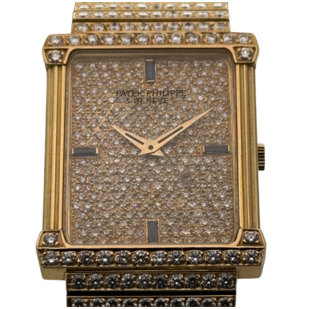 Patek Philippe Vintage Jewellery 25mmX30mm 3777/2 18K Yellow Gold Unisex Watch