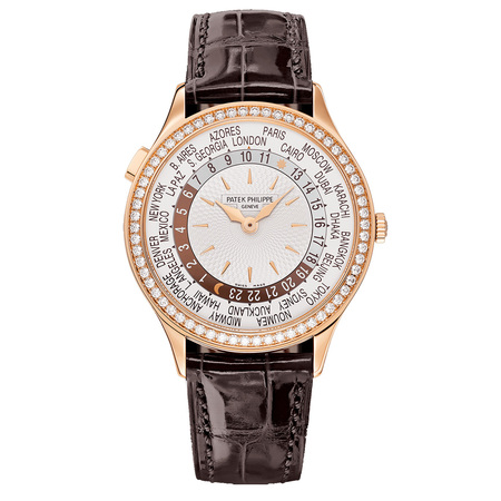 Patek Philippe World TIme 36mm 7130R 18K White Gold Women's Watch