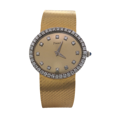 Piaget Vintage 27mm 9806 B2 18K Yellow Gold Women's Watch