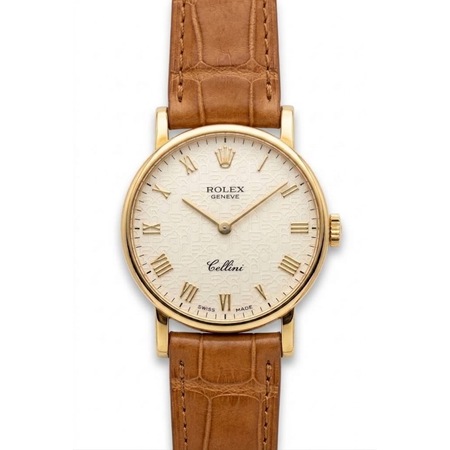 Rolex Cellini 25mm 6110 18K Yellow Gold Unisex Watch