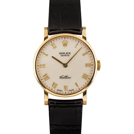 Rolex Cellini 26mm 5109/8 18K Yellow Gold Unisex Watch
