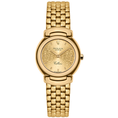 Rolex Cellini 26mm 6621 18K Yellow Gold Women's Watch