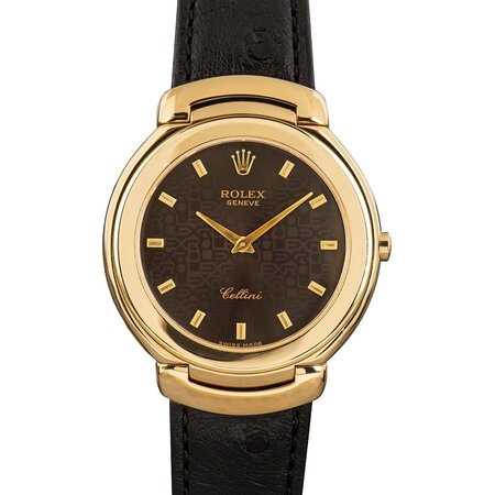Rolex Cellini 38mm 6623/8 18K Yellow Gold Men's Watch