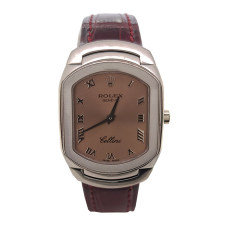 Rolex Cellini 25mmx35mm 6631 18K White Gold Men's Watch