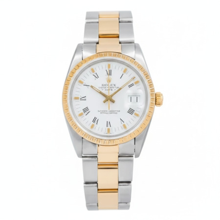 Rolex Date 33mm 67513 18K Yellow Gold/Stainless Steel Men's Watch