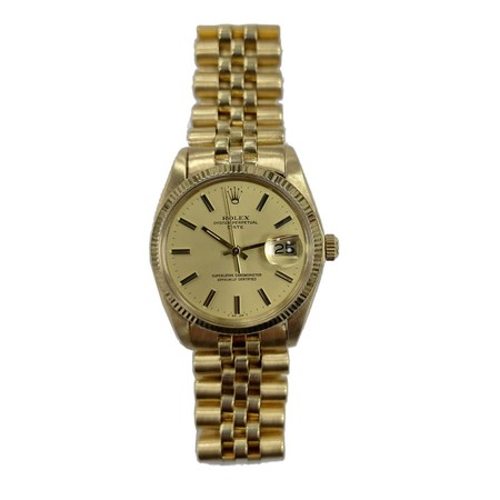 Rolex Date 34mm 1503 18K Yellow Gold Men's Watch