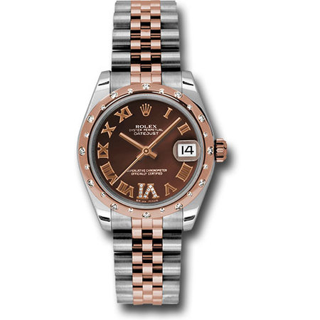 Rolex Datejust 31mm 178341 18K Rose Gold/Stainless Steel Women's Watch