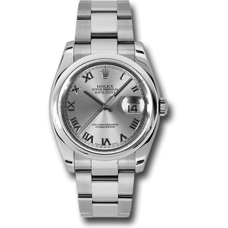 Rolex DateJust 36mm 16200 Stainless Steel Women's Watch