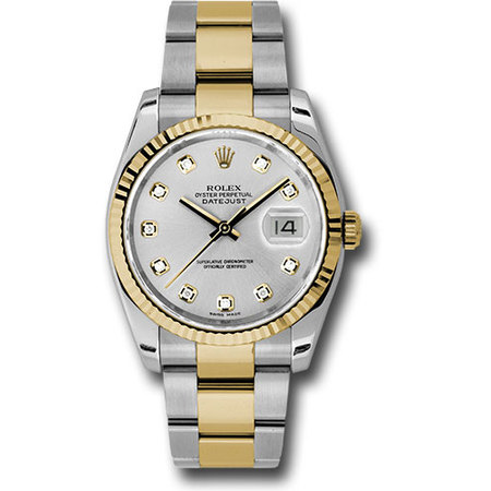 Rolex Datejust 36mm 116233 18K Yellow Gold Men's Watch