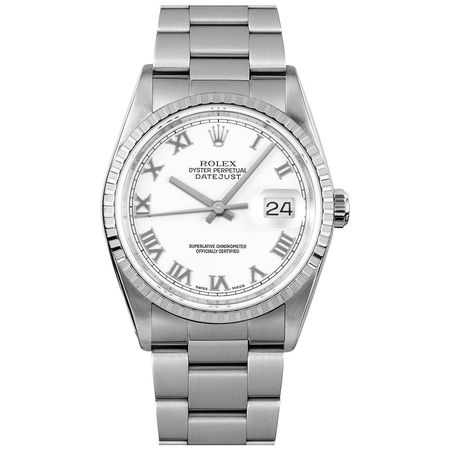 Rolex Datejust 34.5mm 16220 Stainless Steel Unisex Watch