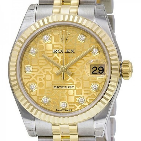 Rolex Datejust 31mm 178273 18K Yellow Gold/Stainless Steel Men's Watch