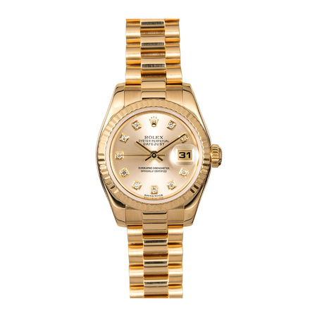 Rolex DateJust 26mm 179178 18K Yellow Gold Women's Watch