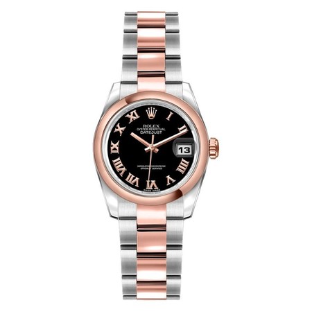 Rolex Datejust 26mm 179161 18K Rose Gold Women's Watch