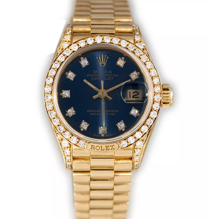 Rolex DateJust 26mm 69158 18K Yellow Gold Women's Watch