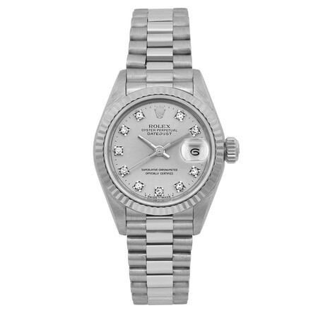 Rolex Datejust 26mm 69179 18K White Gold Women's Watch