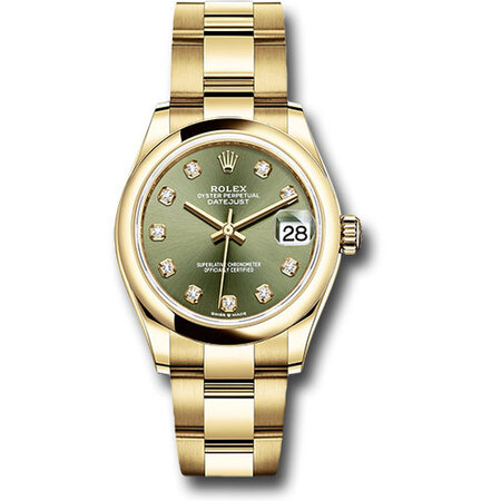 Rolex Datejust 31mm 278248 18K Yellow Gold Women's Watch