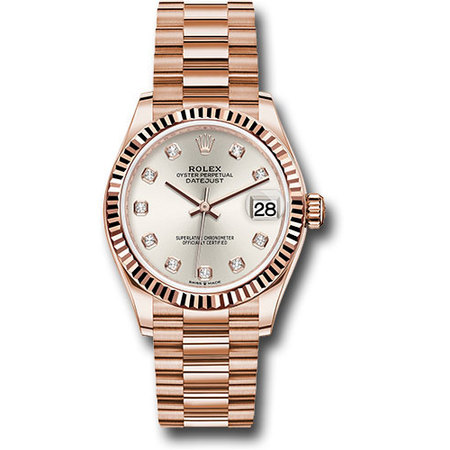 Rolex Datejust 31mm 278275 18K Rose Gold Unisex Watch