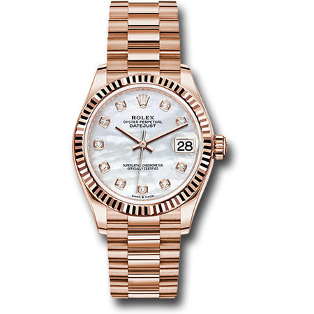 Rolex Datejust 31mm 278275 18K Rose Gold Women's Watch