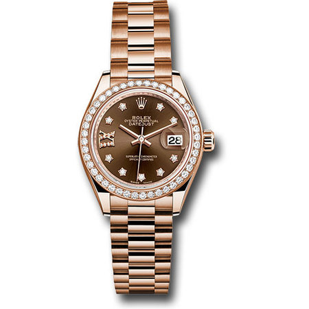 Rolex Datejust 28mm 279135 18K Rose Gold Women's Watch