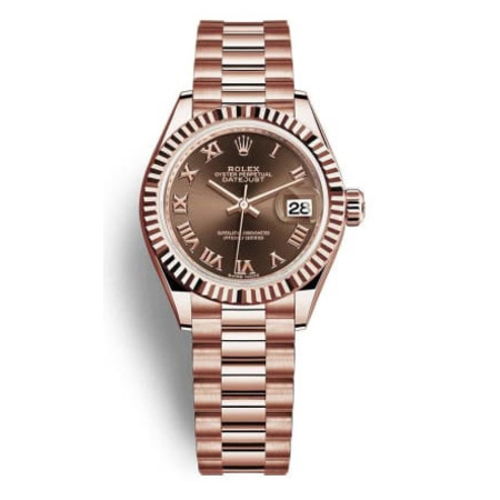 Rolex Datejust 28mm 279175 18K Rose Gold Women's Watch