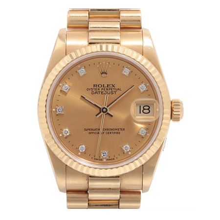 Rolex Datejust 31mm 68278 18K Yellow Gold Women's Watch