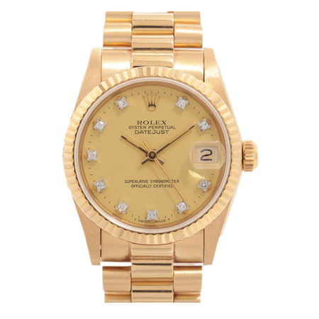 Rolex Datejust 31mm 68278 18K Yellow Gold Women's Watch